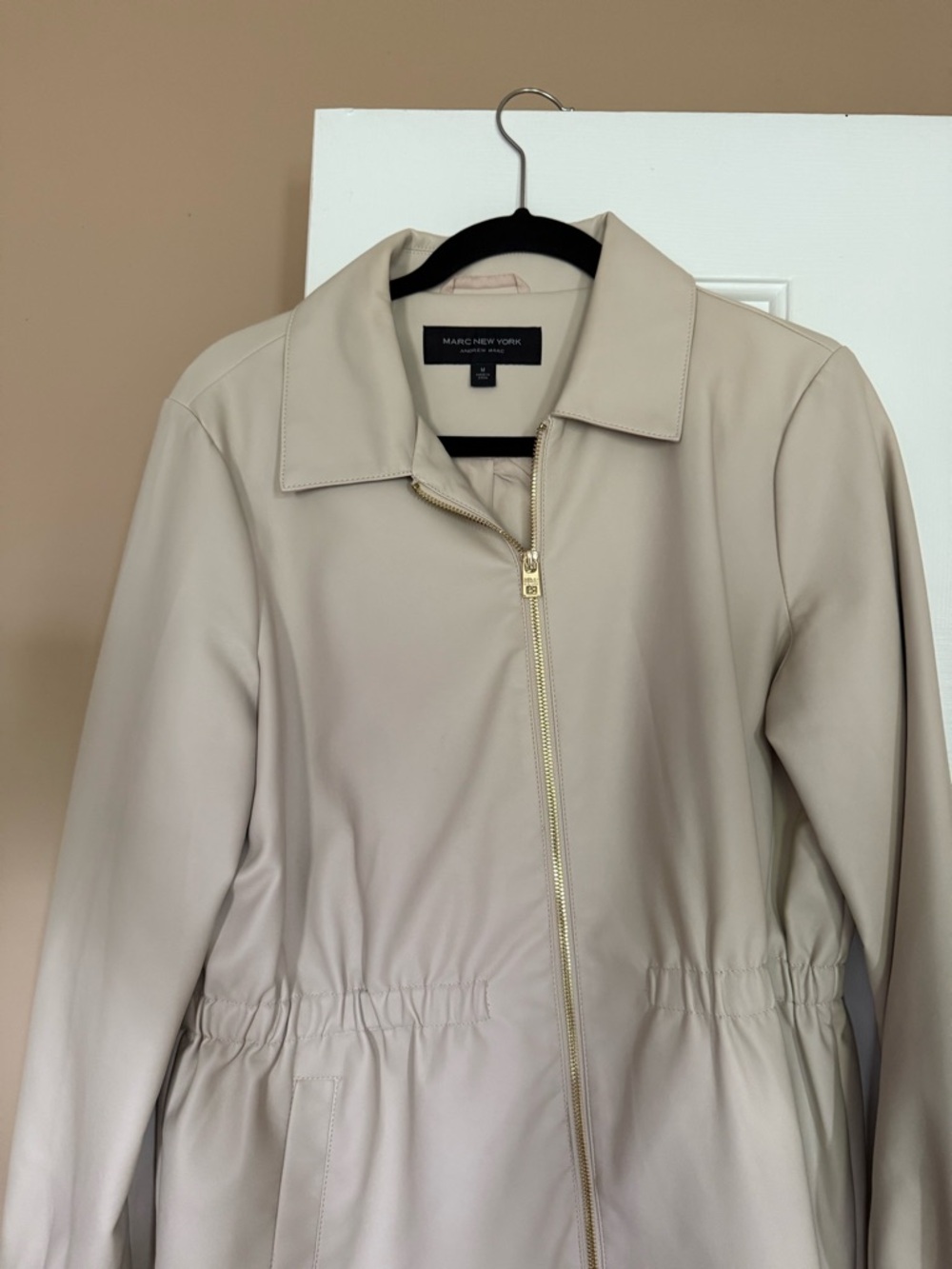 Zip-Front Long Jacket